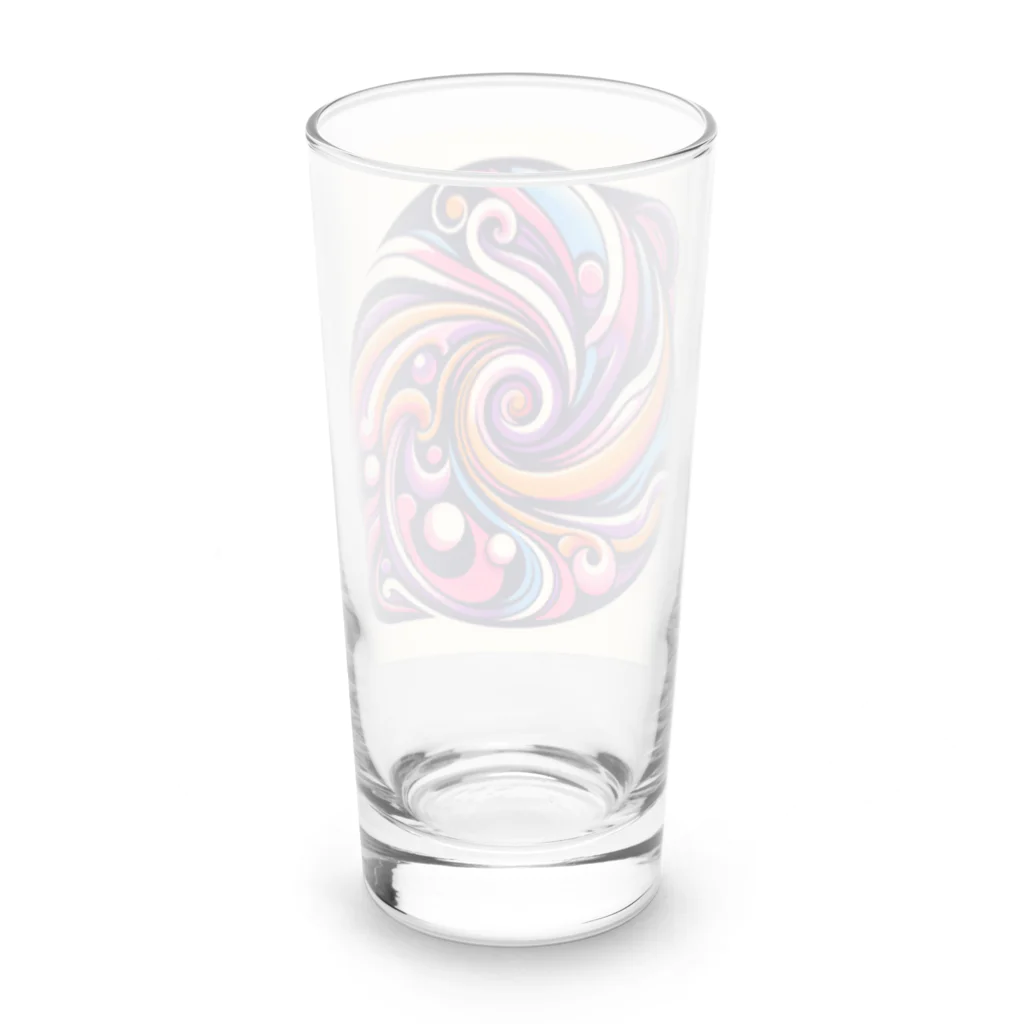 Dexsterの’70s風 レトロなデザイン01　’70s retro design Long Sized Water Glass :back