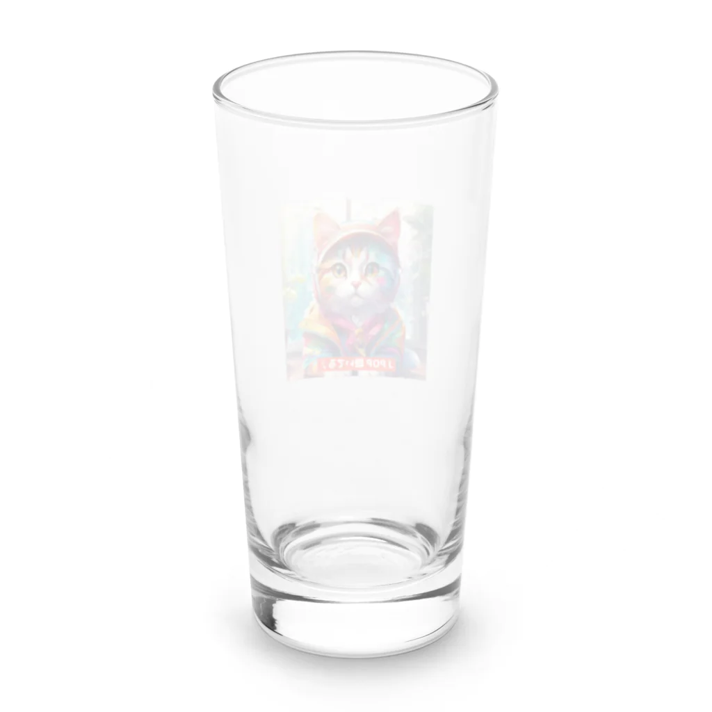 THE NOBLE LIGHTのねこの歌心♪ Long Sized Water Glass :back