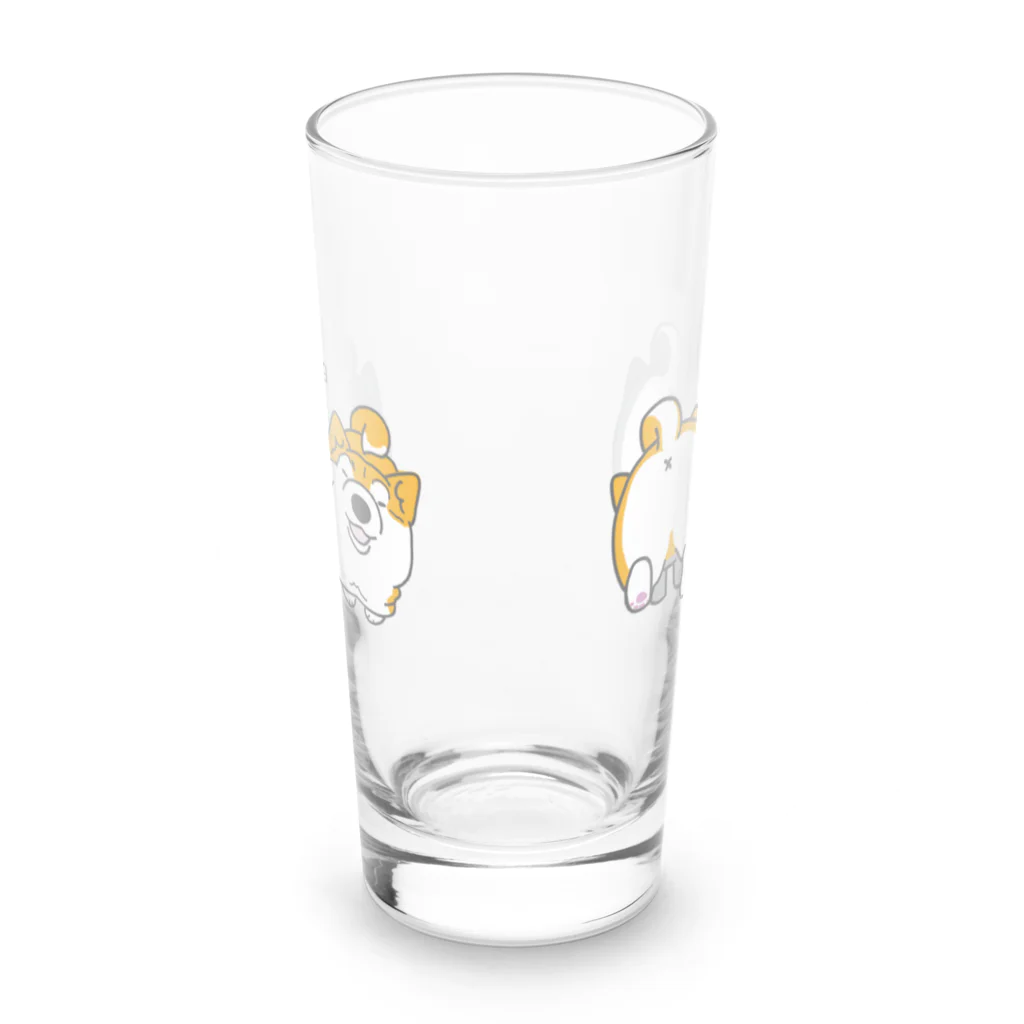 しぇるーののむっちり柴犬くん Long Sized Water Glass :back