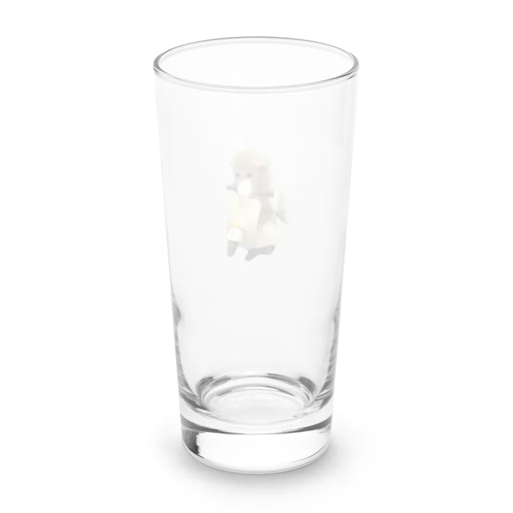 猫ミームグッズの【猫ミーム】バイク猫 Long Sized Water Glass :back