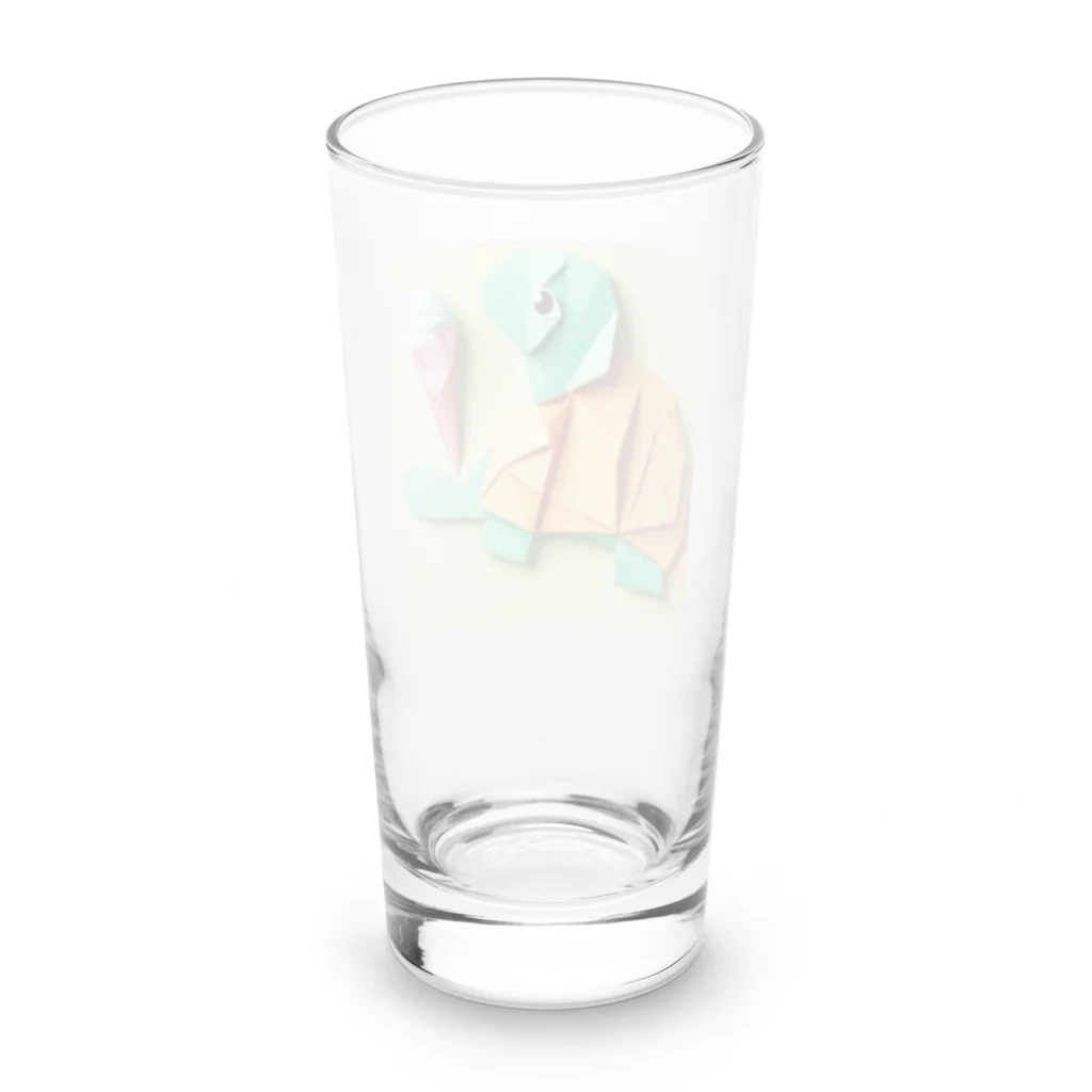 yumiceのice meets オリガミカメ Long Sized Water Glass :back