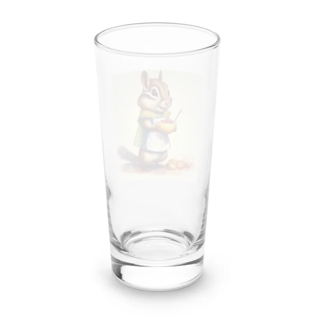 mari0909の可愛らしいシマリス Long Sized Water Glass :back