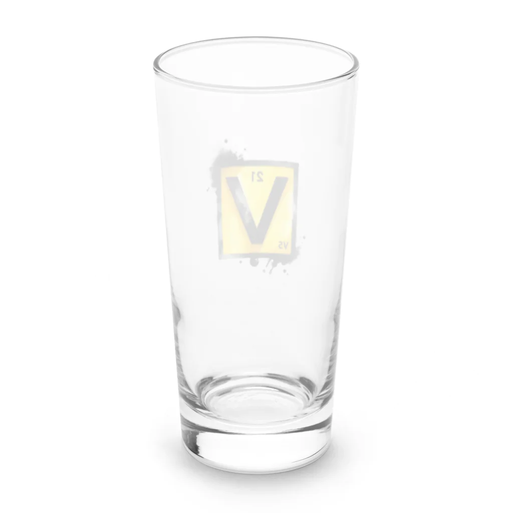 science closet（科学×ファッション）の元素シリーズ　~バナジウム V~ Long Sized Water Glass :back