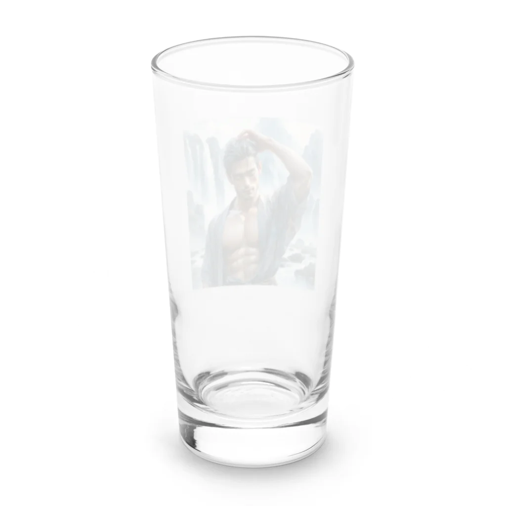 KyleのLGPTQを支持する筋肉マン Long Sized Water Glass :back