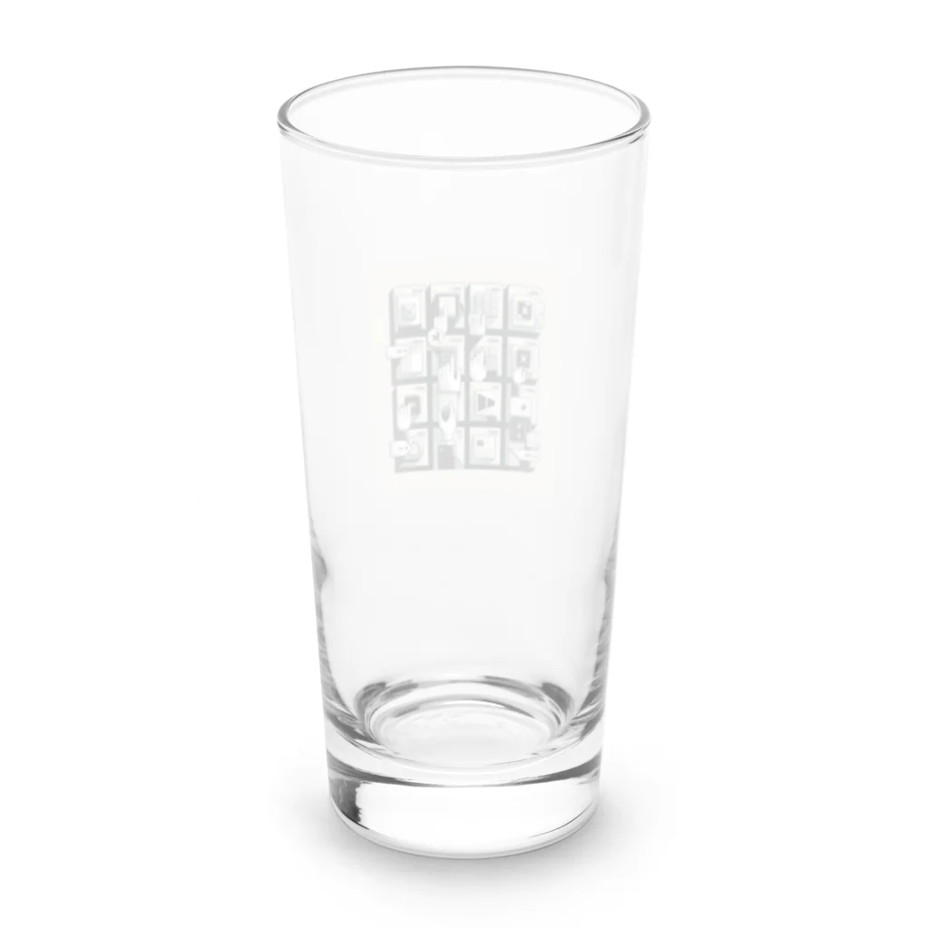 タマムシ商店会の表計算ソフトショートカット Long Sized Water Glass :back