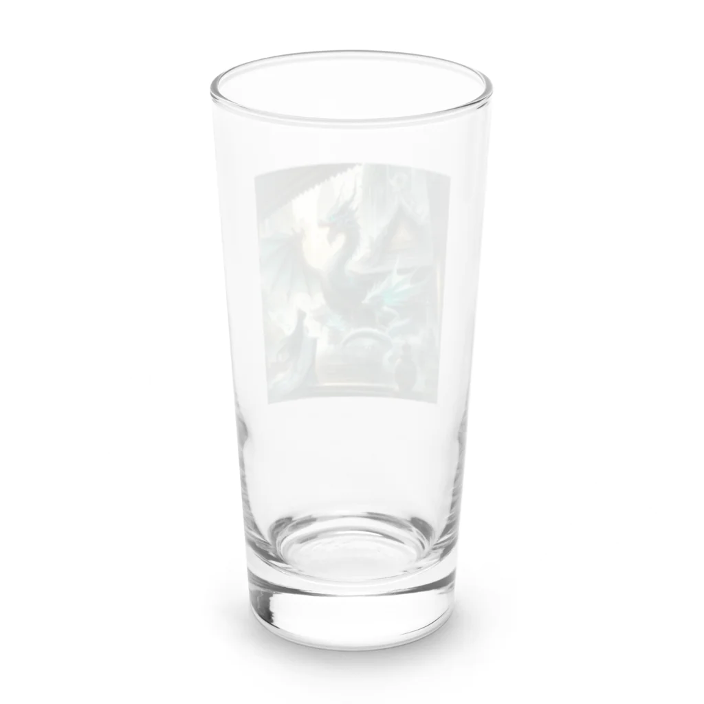 干支ショップの干支シリーズ　龍と女の子 Long Sized Water Glass :back