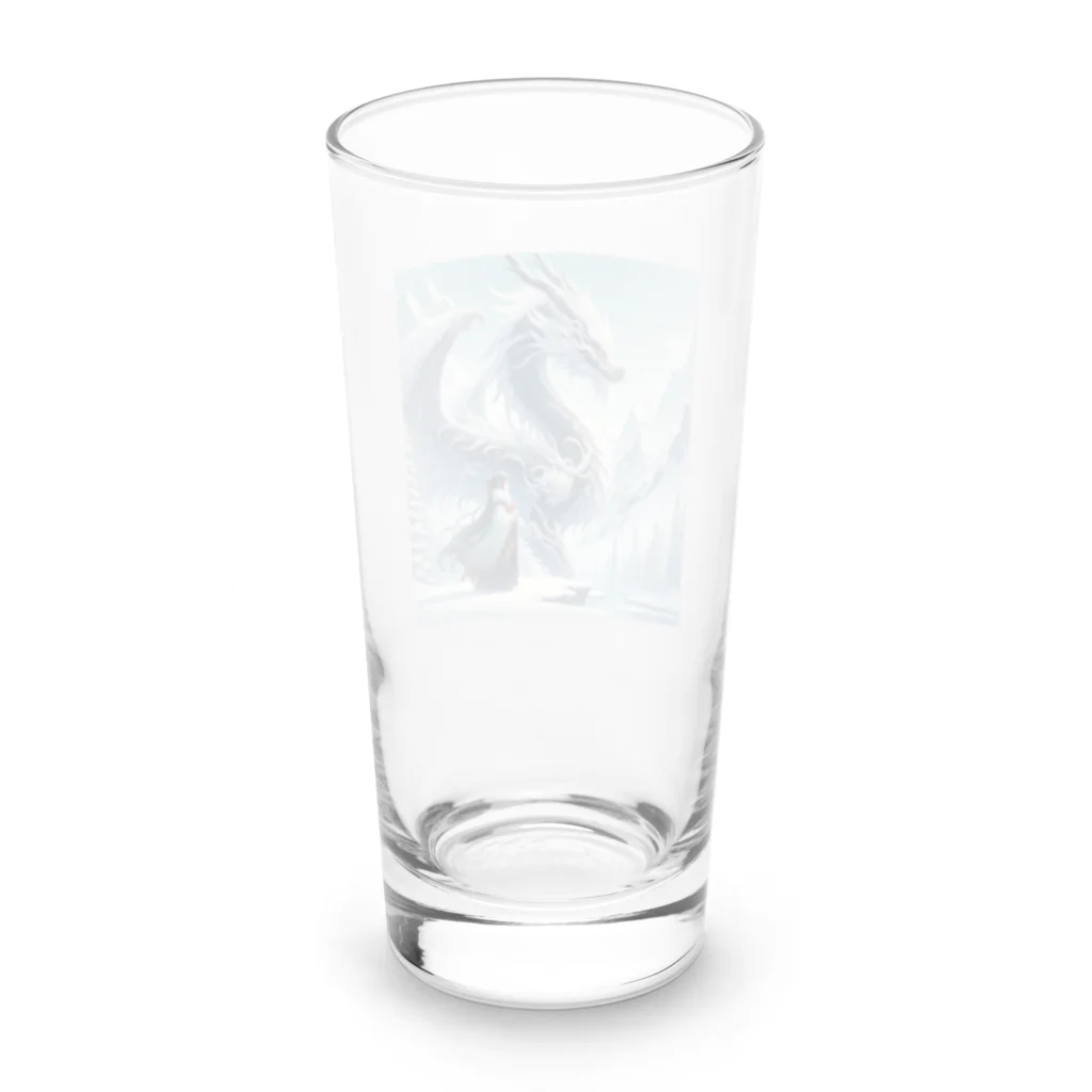 干支ショップの干支シリーズ　冬バージョン Long Sized Water Glass :back