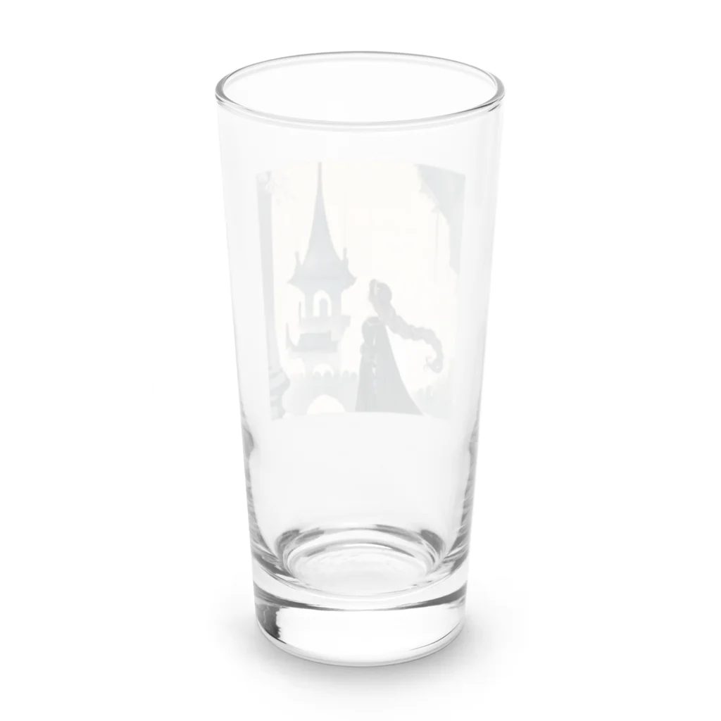 凡人-bonjin-のダークファンタジーラプンツェル Long Sized Water Glass :back