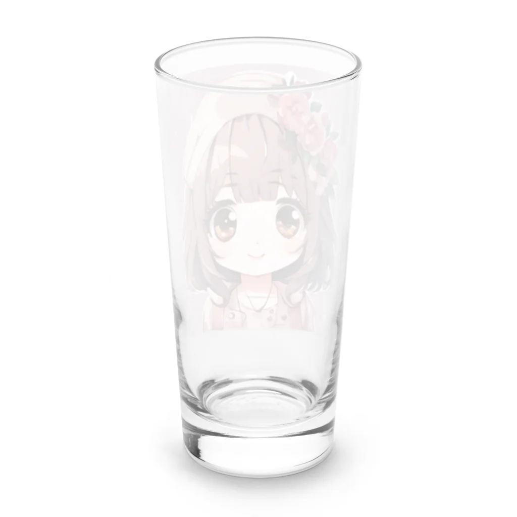 mikukiのかわいい女の子 Long Sized Water Glass :back