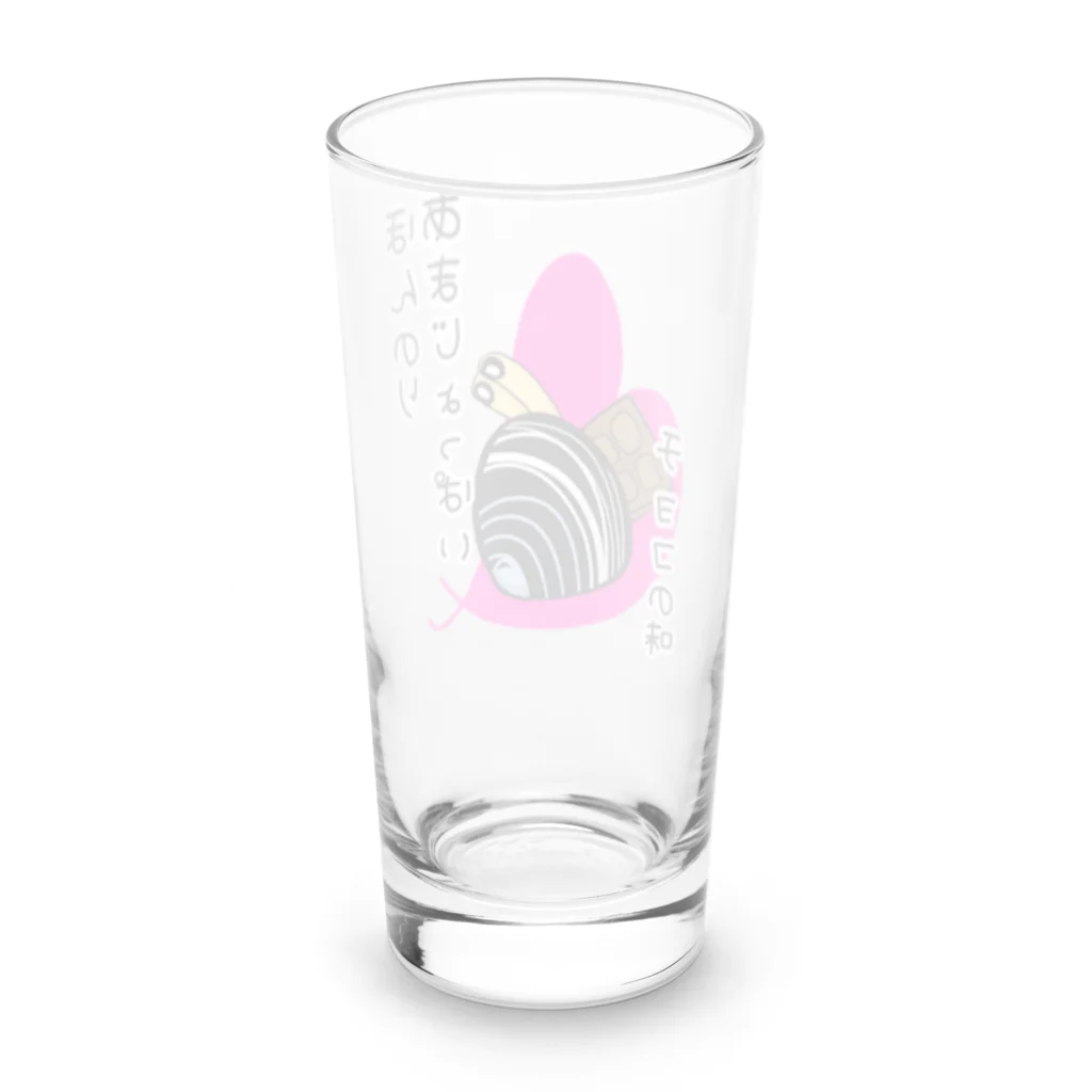 Simizimi_sizimiのしみじみしじみのほんのりあまじょっぱいチョコの味 Long Sized Water Glass :back