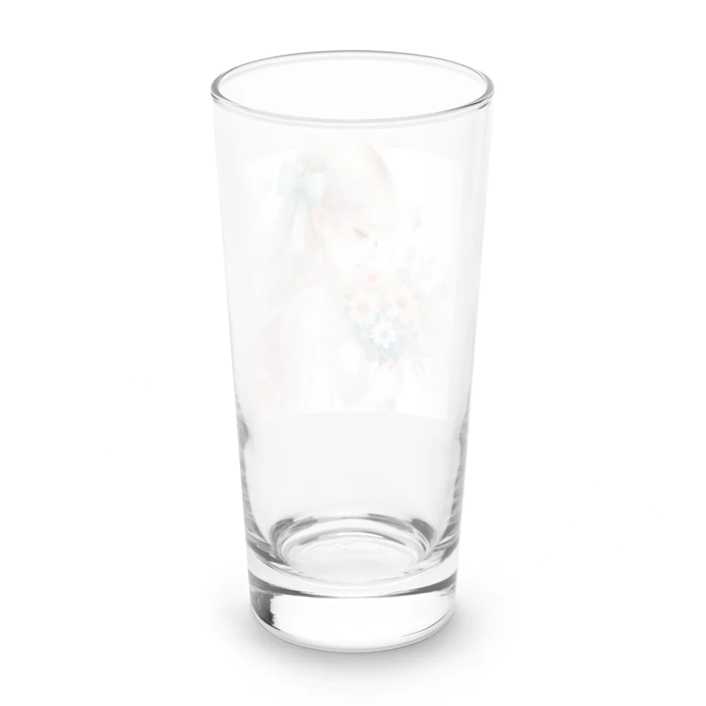 終わらない夢🌈のあなたを想う少女✨ Long Sized Water Glass :back