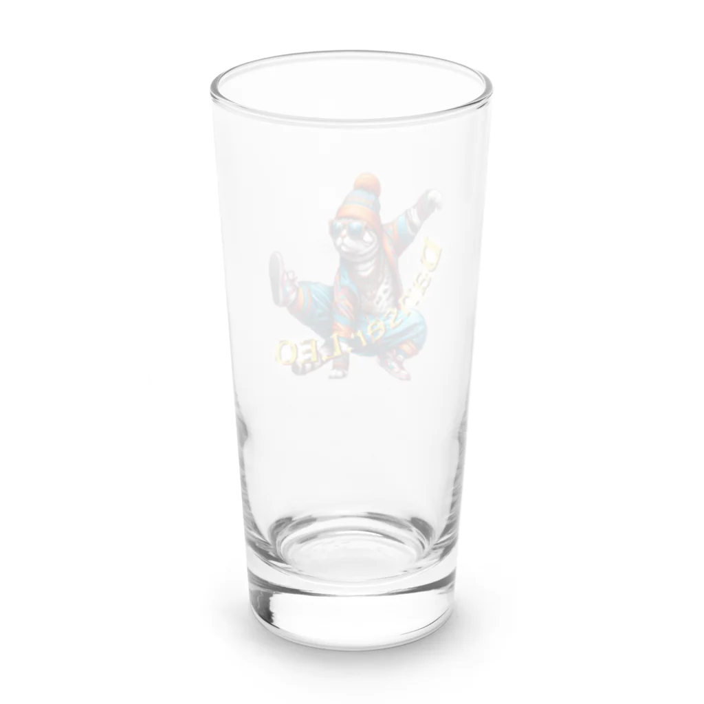 HIPHOPぬこ様のDanser.LEO(ダンサー・れお) Long Sized Water Glass :back