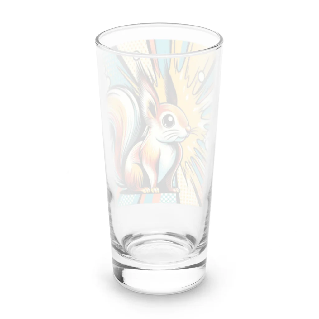 きりん𓃱のリス Long Sized Water Glass :back