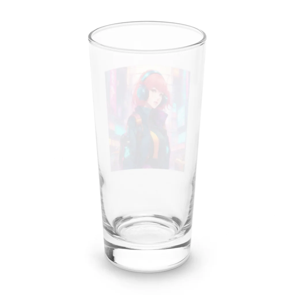 saka7914のサイバー女子 Long Sized Water Glass :back