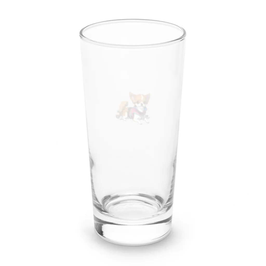 Cocomonのキュートチワワ Long Sized Water Glass :back