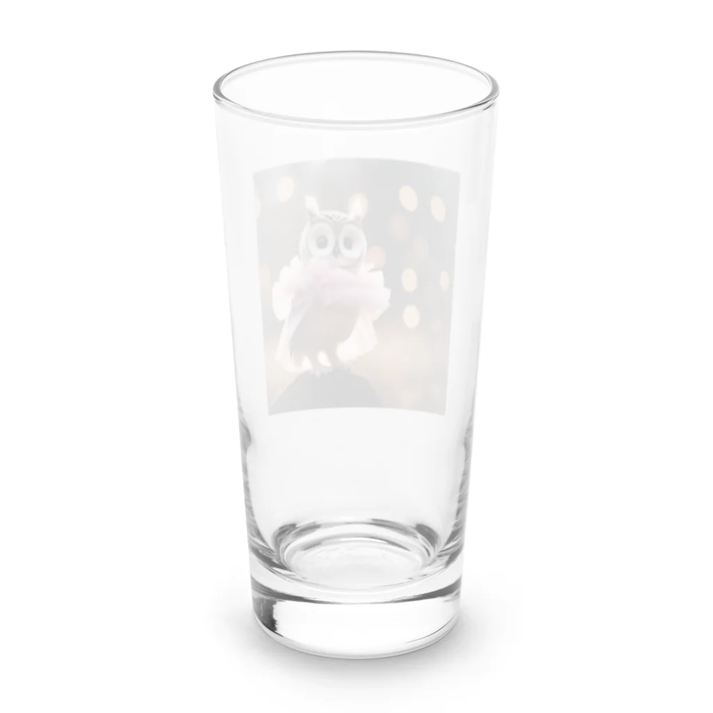 PATANOのバレリーナふくろうちゃん Long Sized Water Glass :back