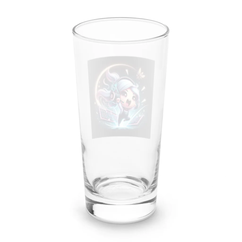 iSysのゲーミング少女ピーシー Long Sized Water Glass :back