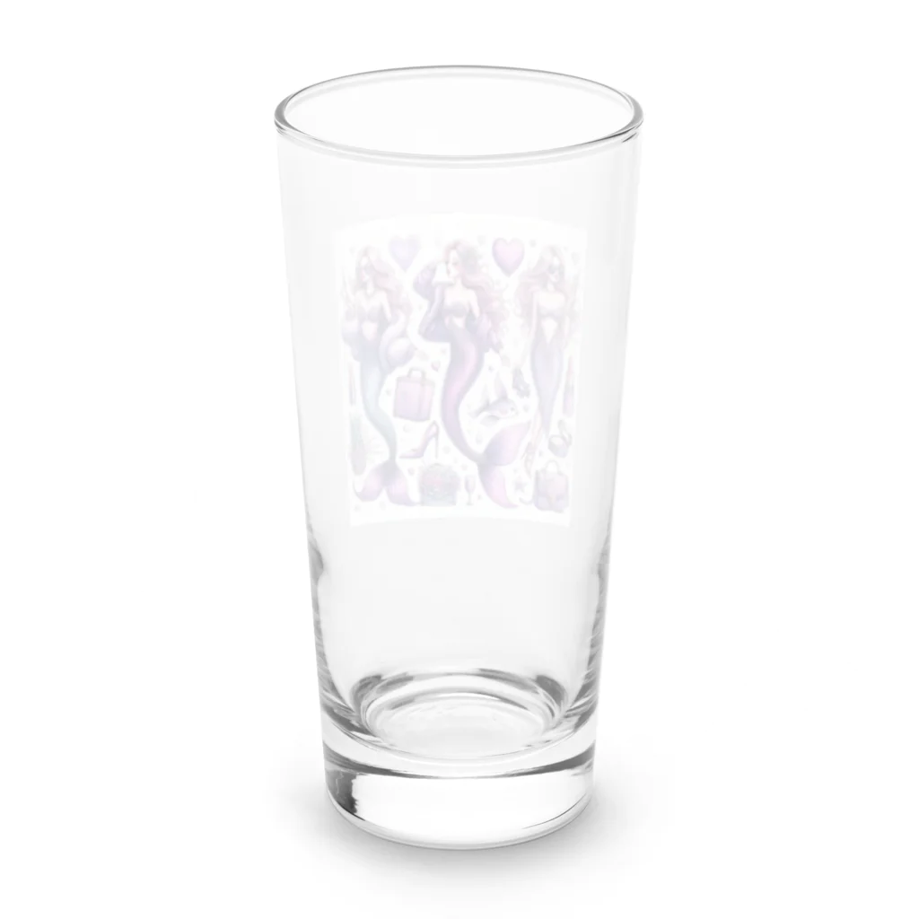 run-mermaidのセクシーマーメイド Long Sized Water Glass :back