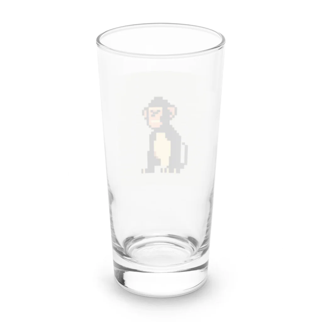 クリティカルクローのお辞儀するサルくん Long Sized Water Glass :back