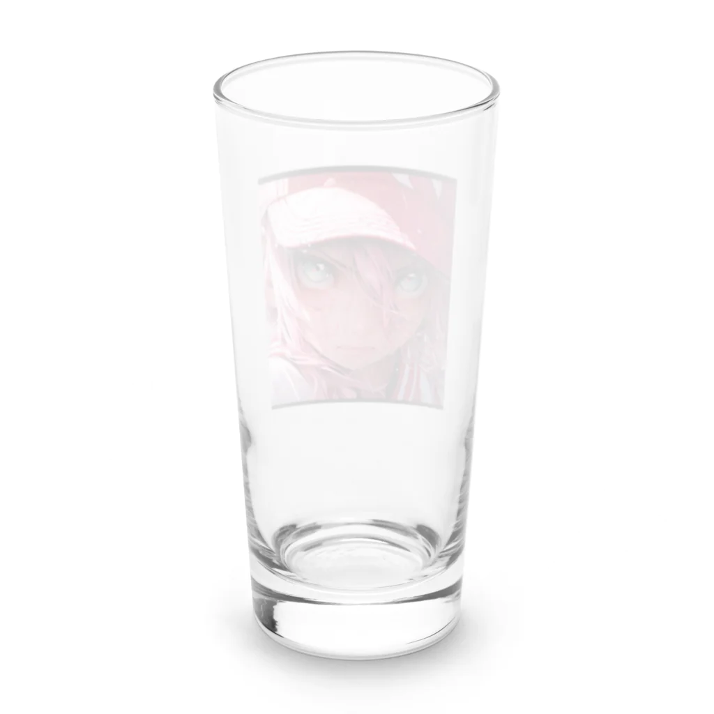 ぶーたんの熱血少女の燃える情熱 Long Sized Water Glass :back