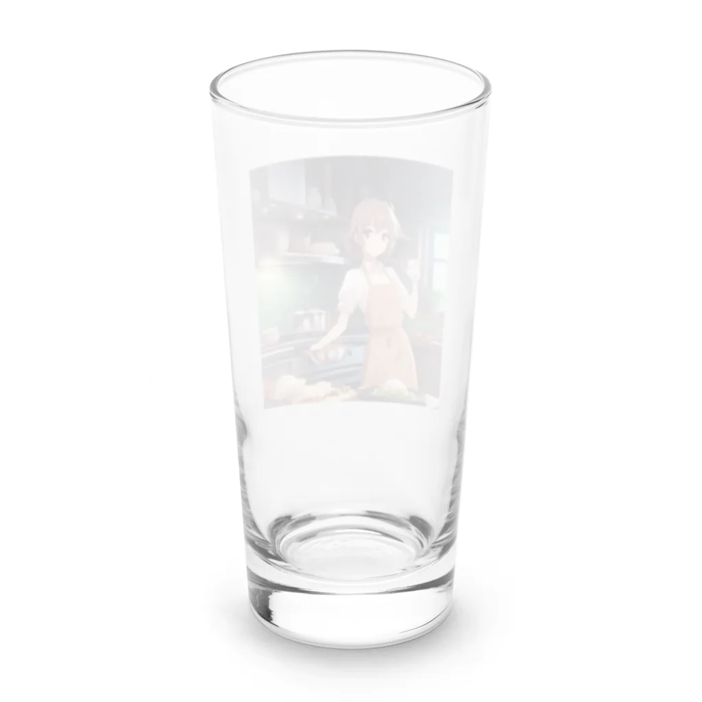 AIchan4の料理女子 Long Sized Water Glass :back