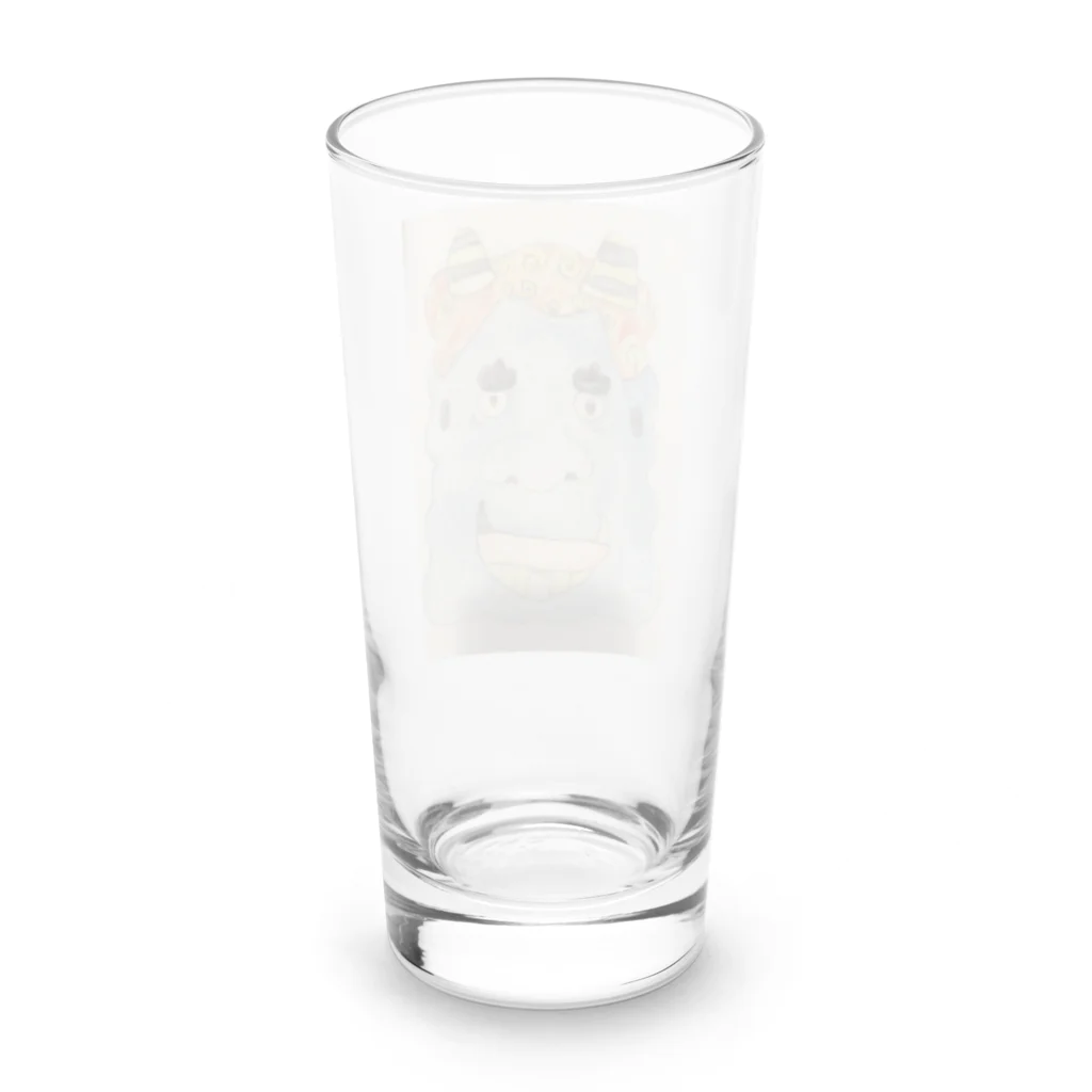 くっにーちゃんの青鬼さん Long Sized Water Glass :back