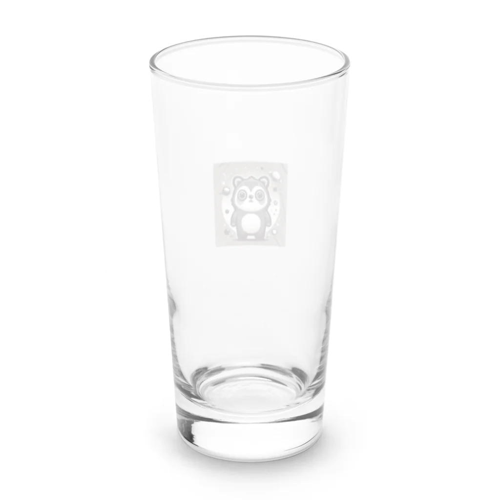 sagaのパンダ風タヌキ Long Sized Water Glass :back