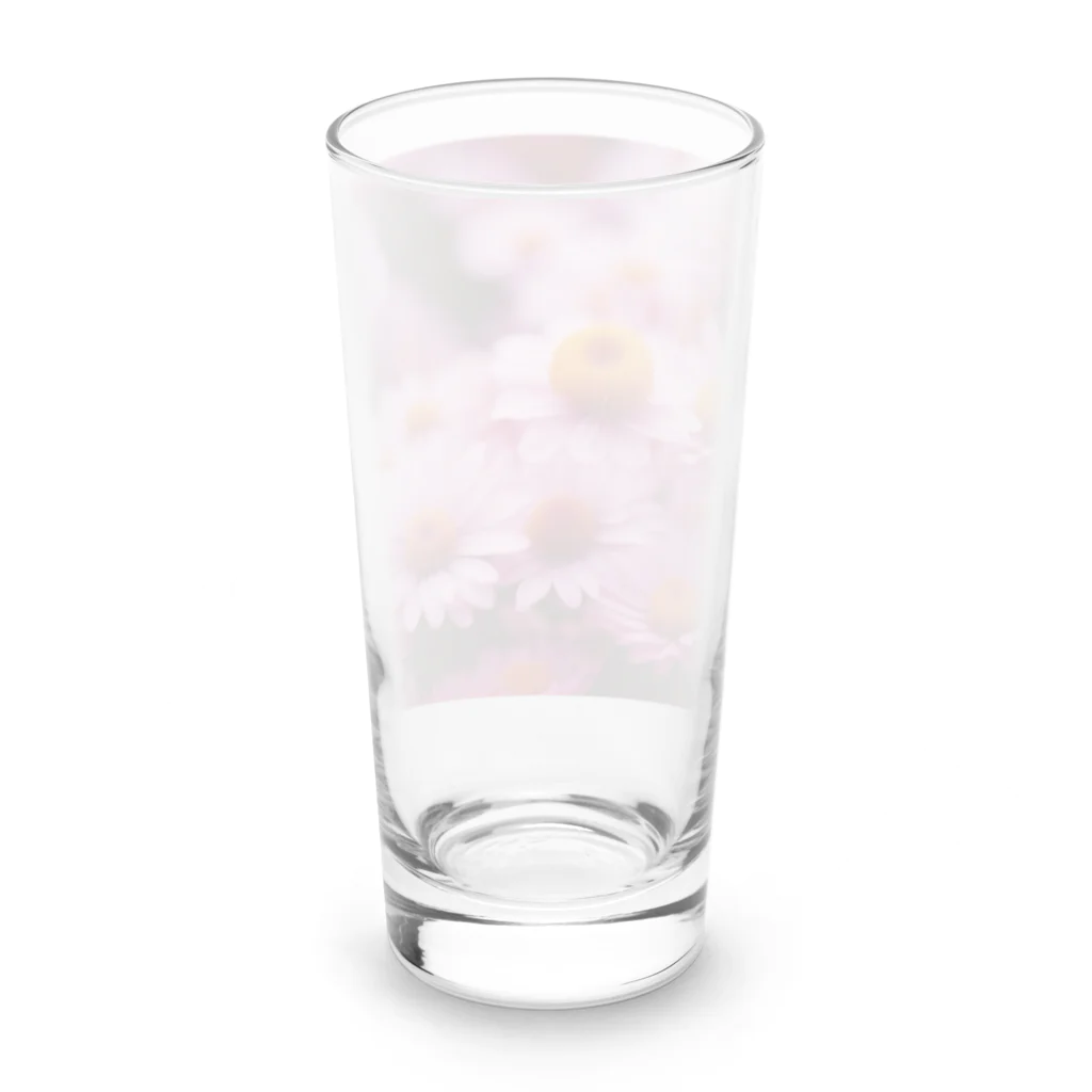 紅茶のフクジュソウ柄 Long Sized Water Glass :back