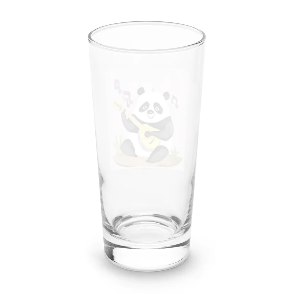 まめのギターリストパンダくん Long Sized Water Glass :back