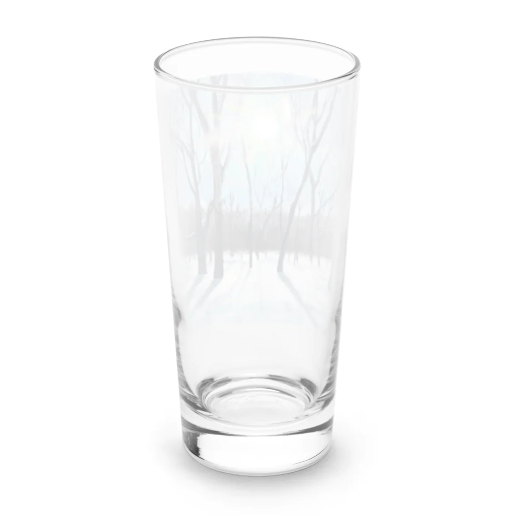 MOMODAMONの冬の雑木林 Long Sized Water Glass :back