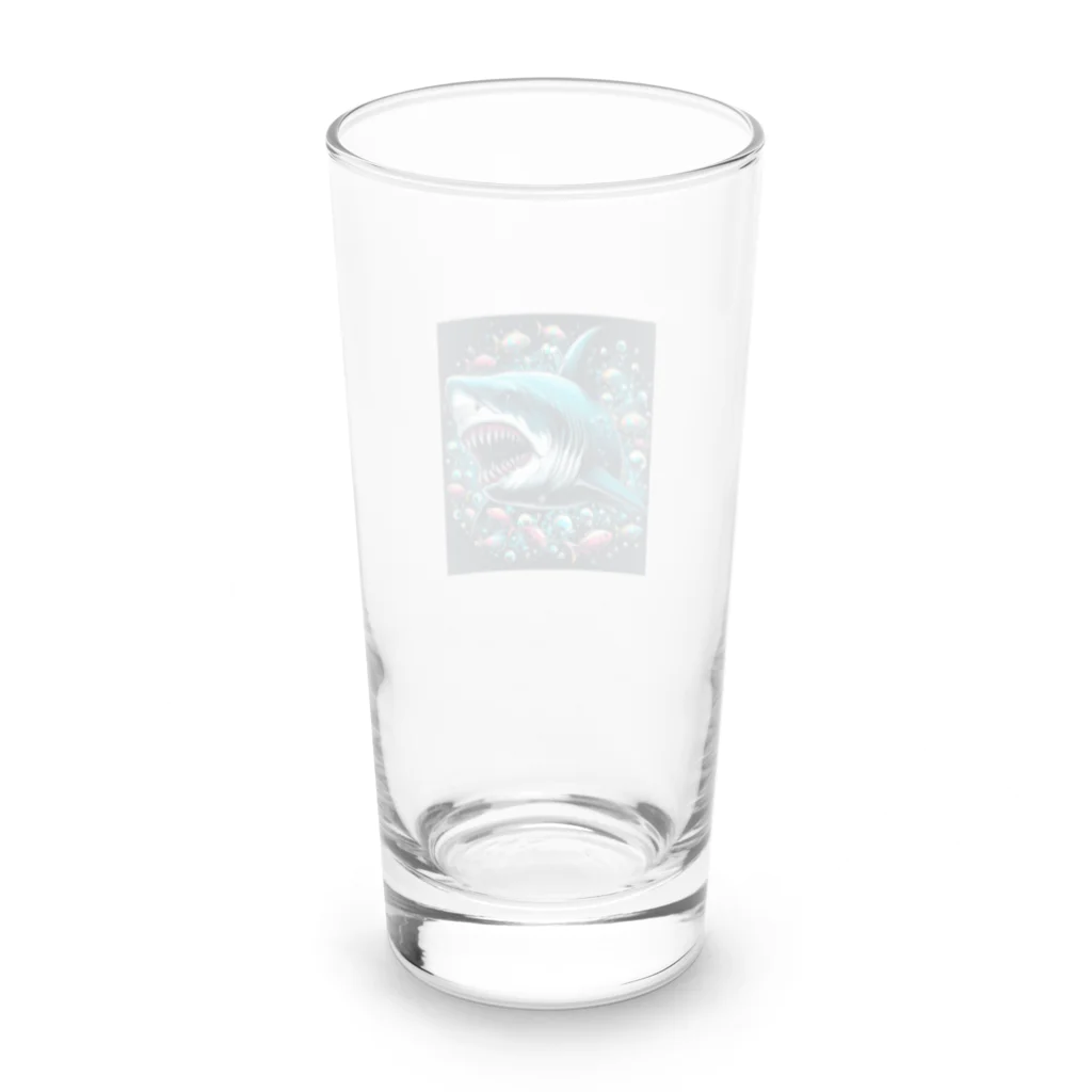 アートフル・メッセンジャーのCOOL SHARK Long Sized Water Glass :back