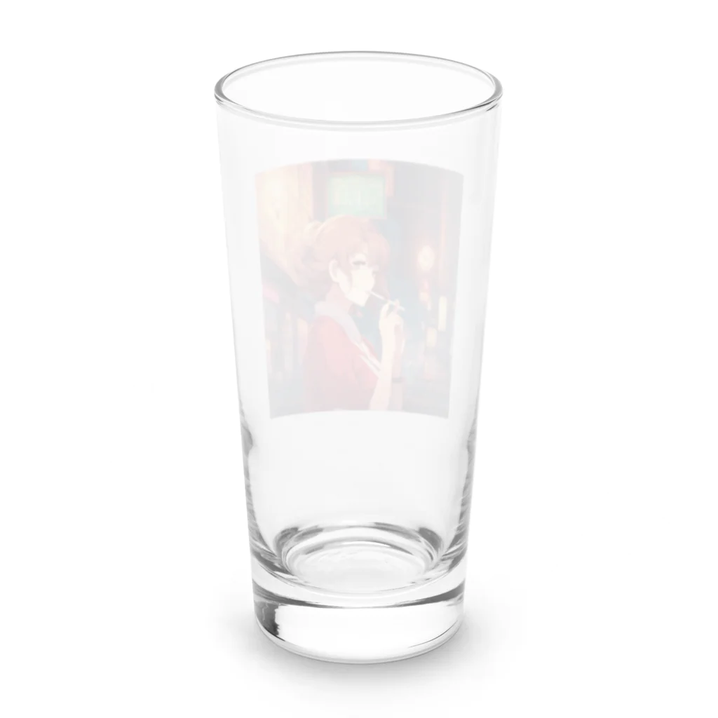 Kyon_IllustItemShopのエキセントリックなファッション愛好家 Long Sized Water Glass :back