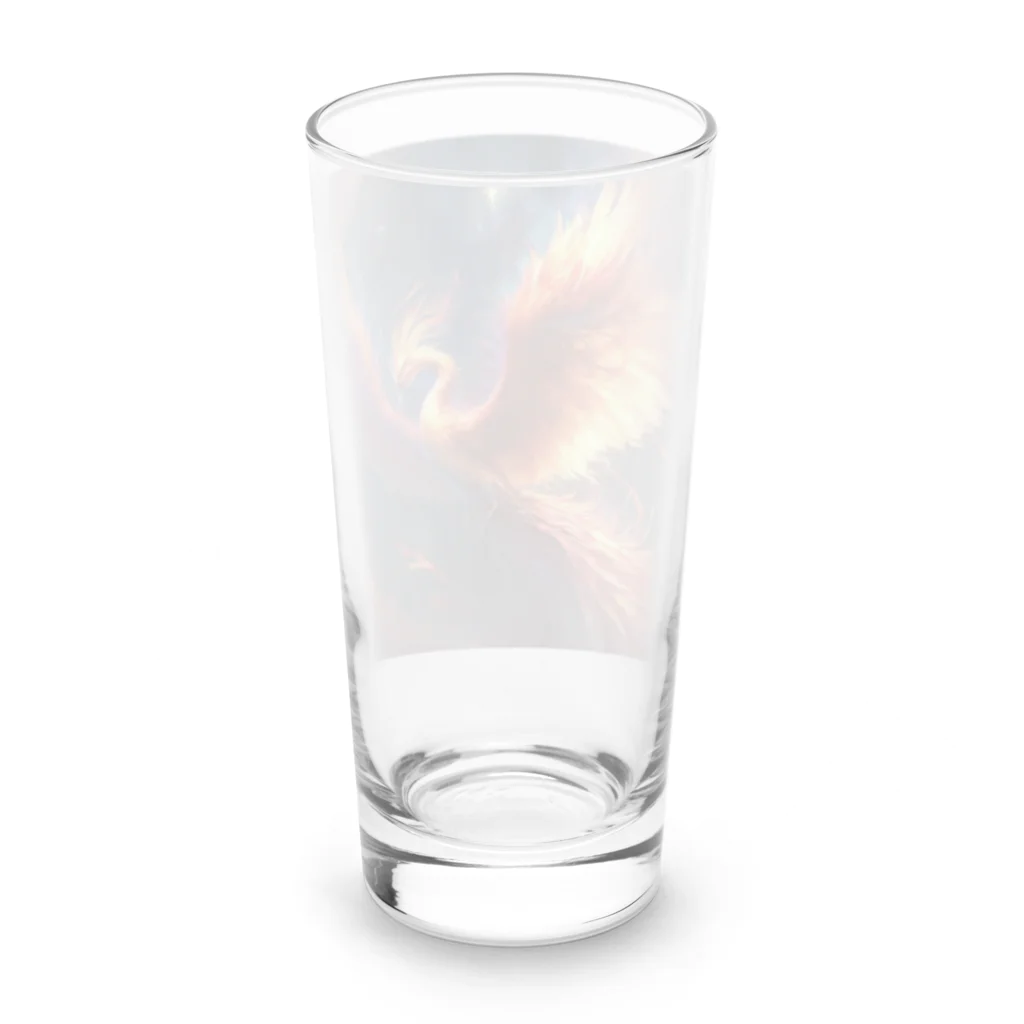 ハピネスの星を翔ける不死鳥 Long Sized Water Glass :back