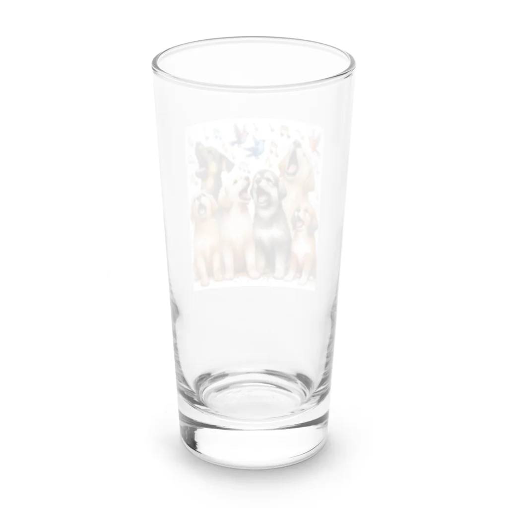 えほんのふんわりぺーじのみんなで歌おう：協力の楽しさ Long Sized Water Glass :back