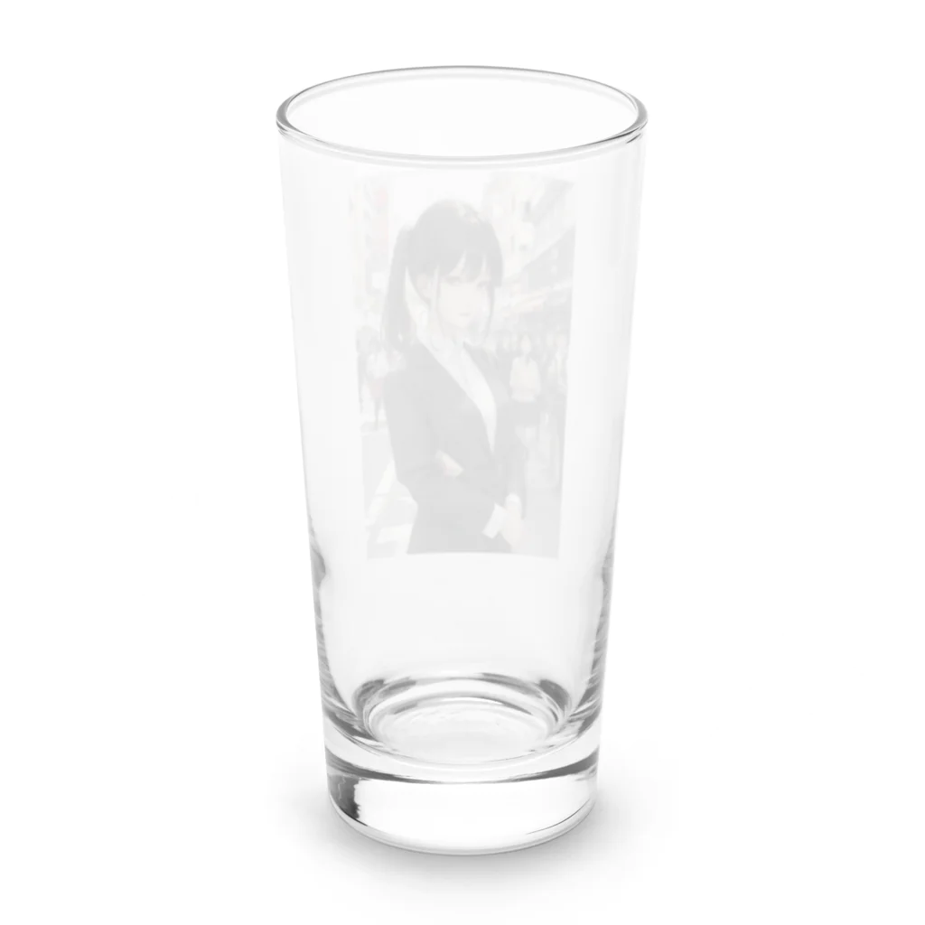 NARUTO245の昼食時のOL Long Sized Water Glass :back