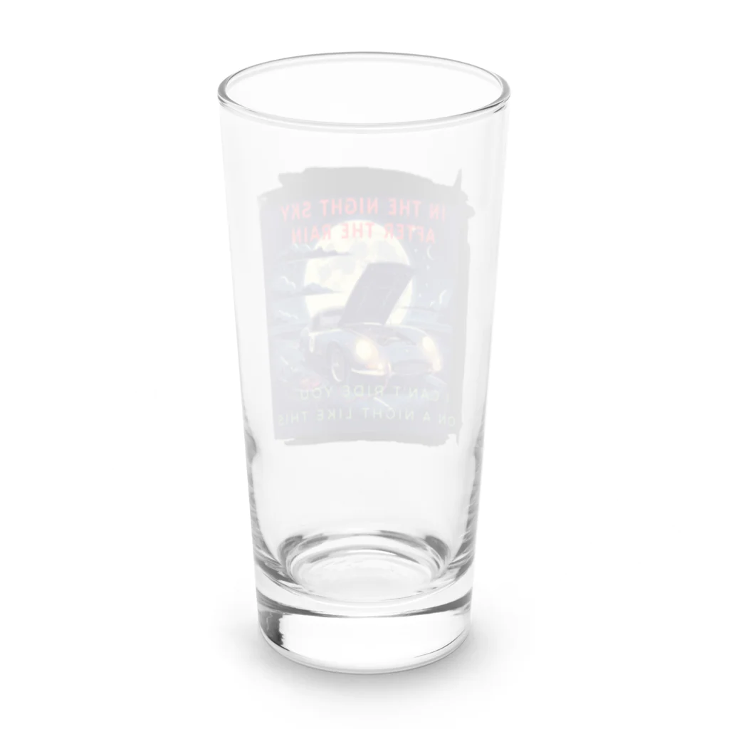 ロック堂の故障した車 Long Sized Water Glass :back