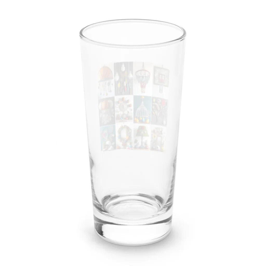 Kare-Raisuの色んなスポーツ　ボール　道具　おしゃれ Long Sized Water Glass :back