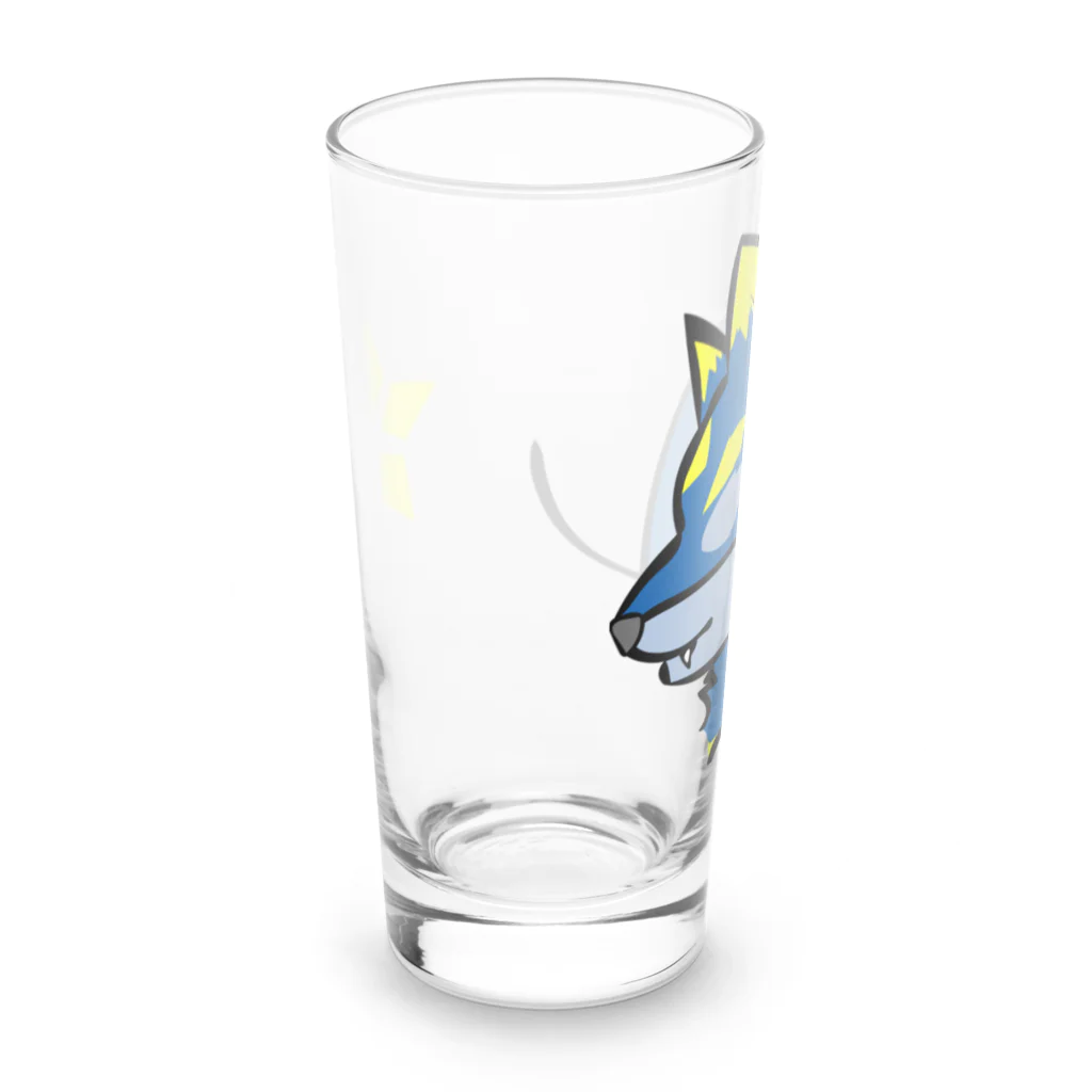 ゆるいハイエナのショップのゆるいらのすくんのグラス Long Sized Water Glass :back