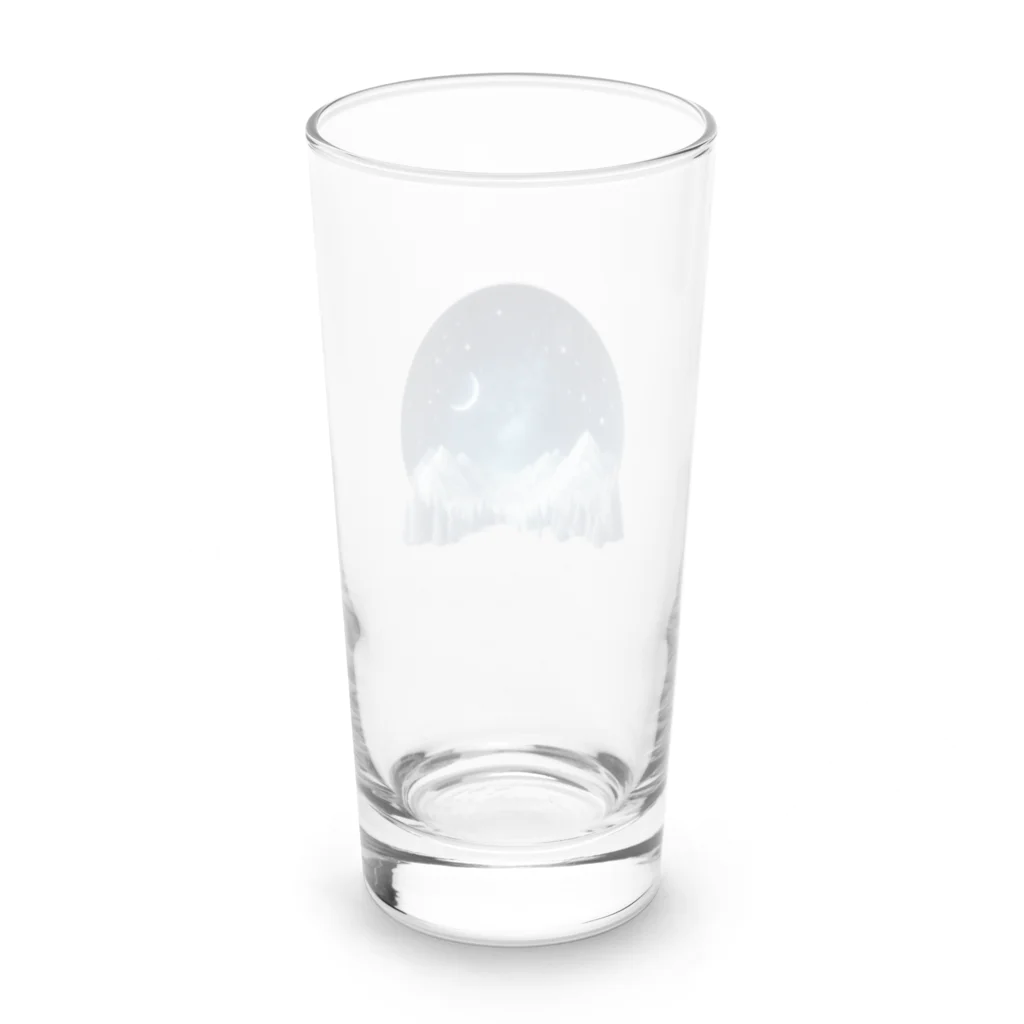 JUPITERの幻想的な冬の夜 Long Sized Water Glass :back