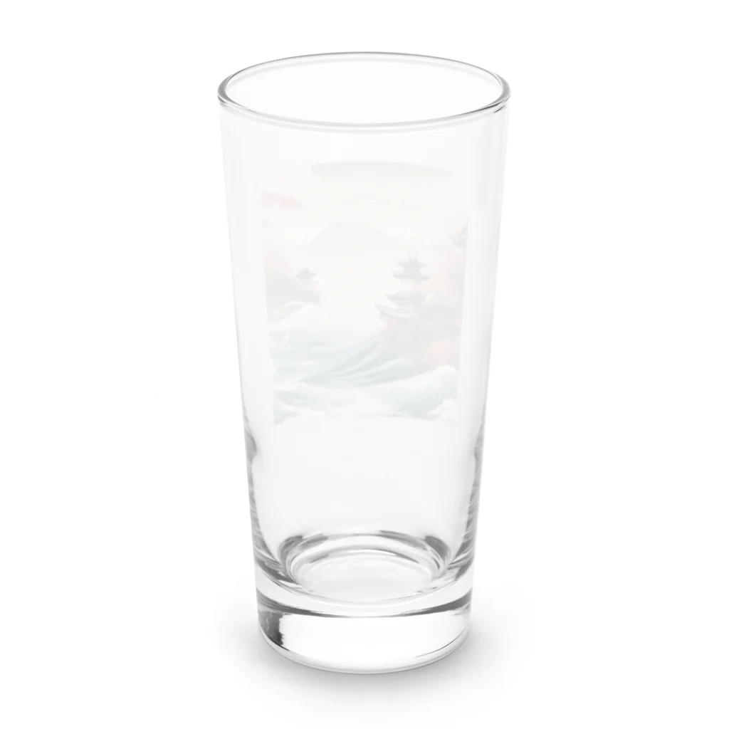 curtisの日本建築と海 Long Sized Water Glass :back