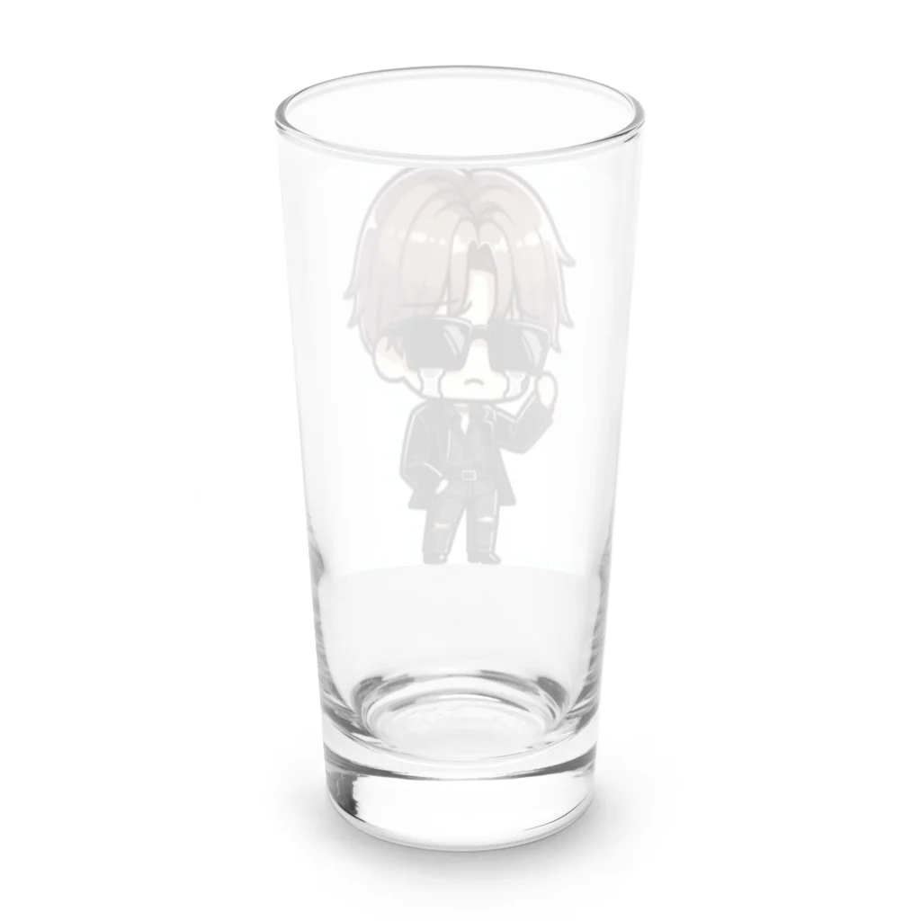 Taki_Workの泣き男くん Long Sized Water Glass :back