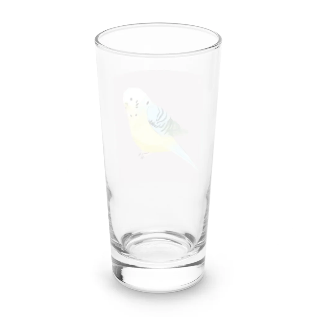 パンダなのセキセイちゃん•レインボー Long Sized Water Glass :back