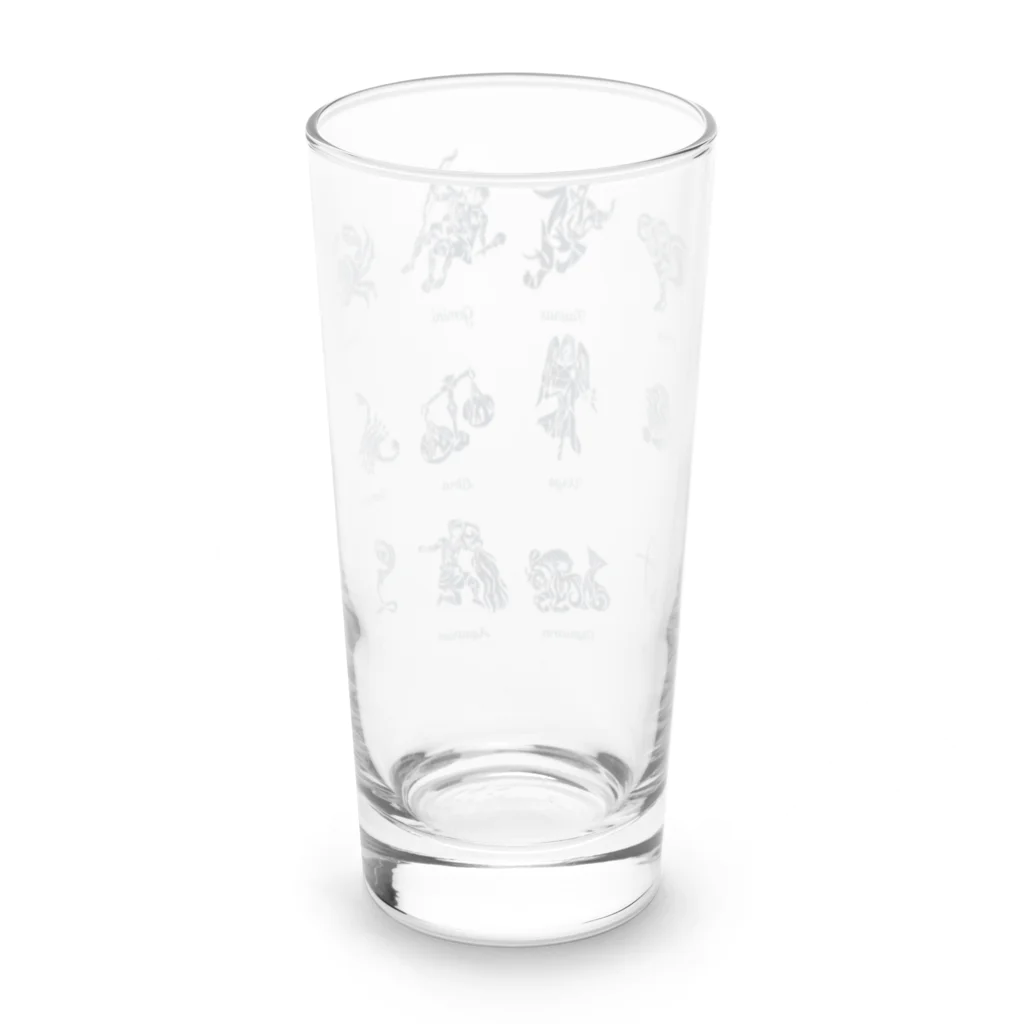 chicodeza by suzuriの12星座一覧 Long Sized Water Glass :back