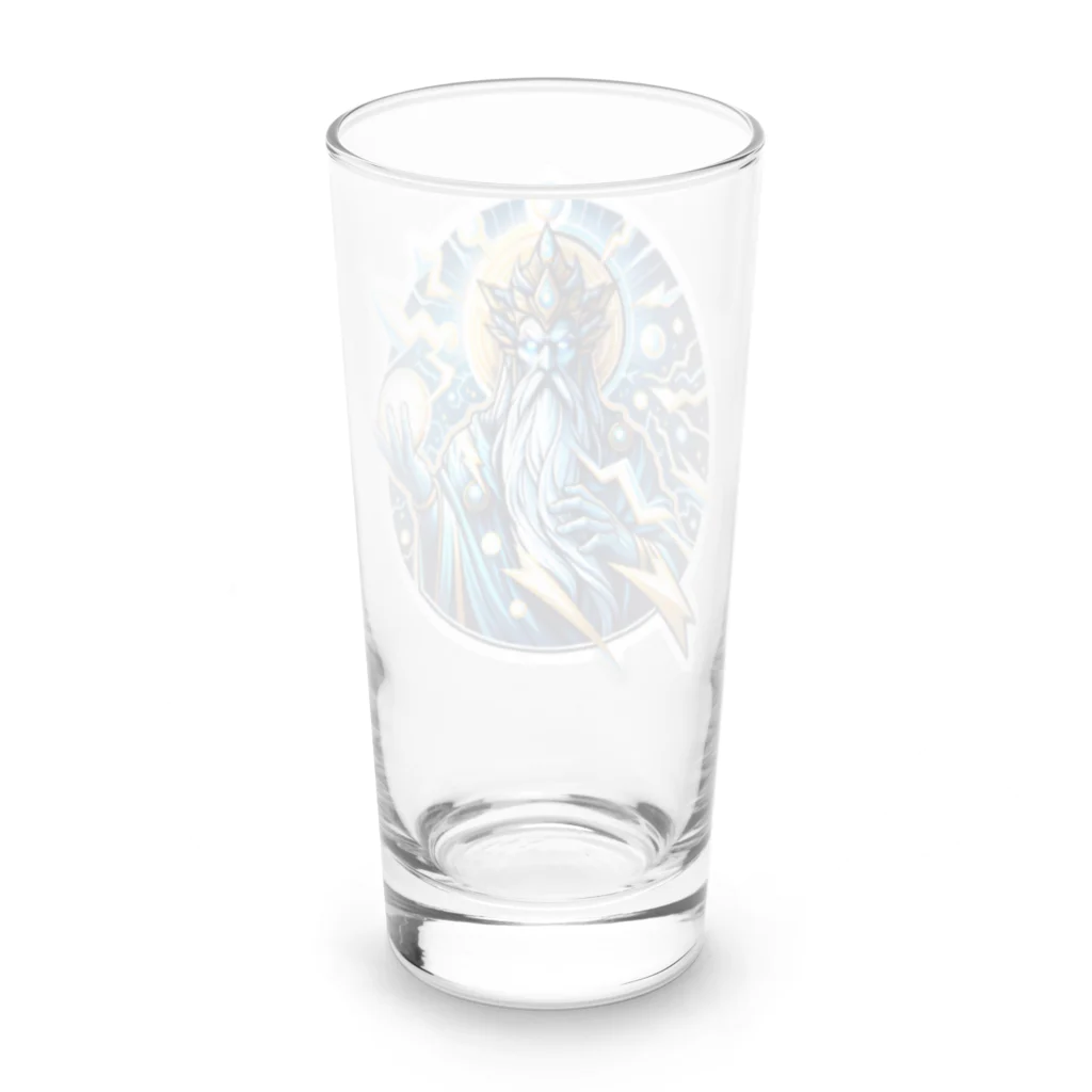 かーふくんのあがきショップの雷鳴のソラリオン Long Sized Water Glass :back