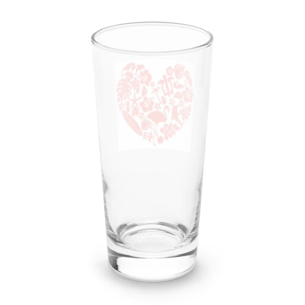 Angel  SmileのHawaiian Heart Long Sized Water Glass :back