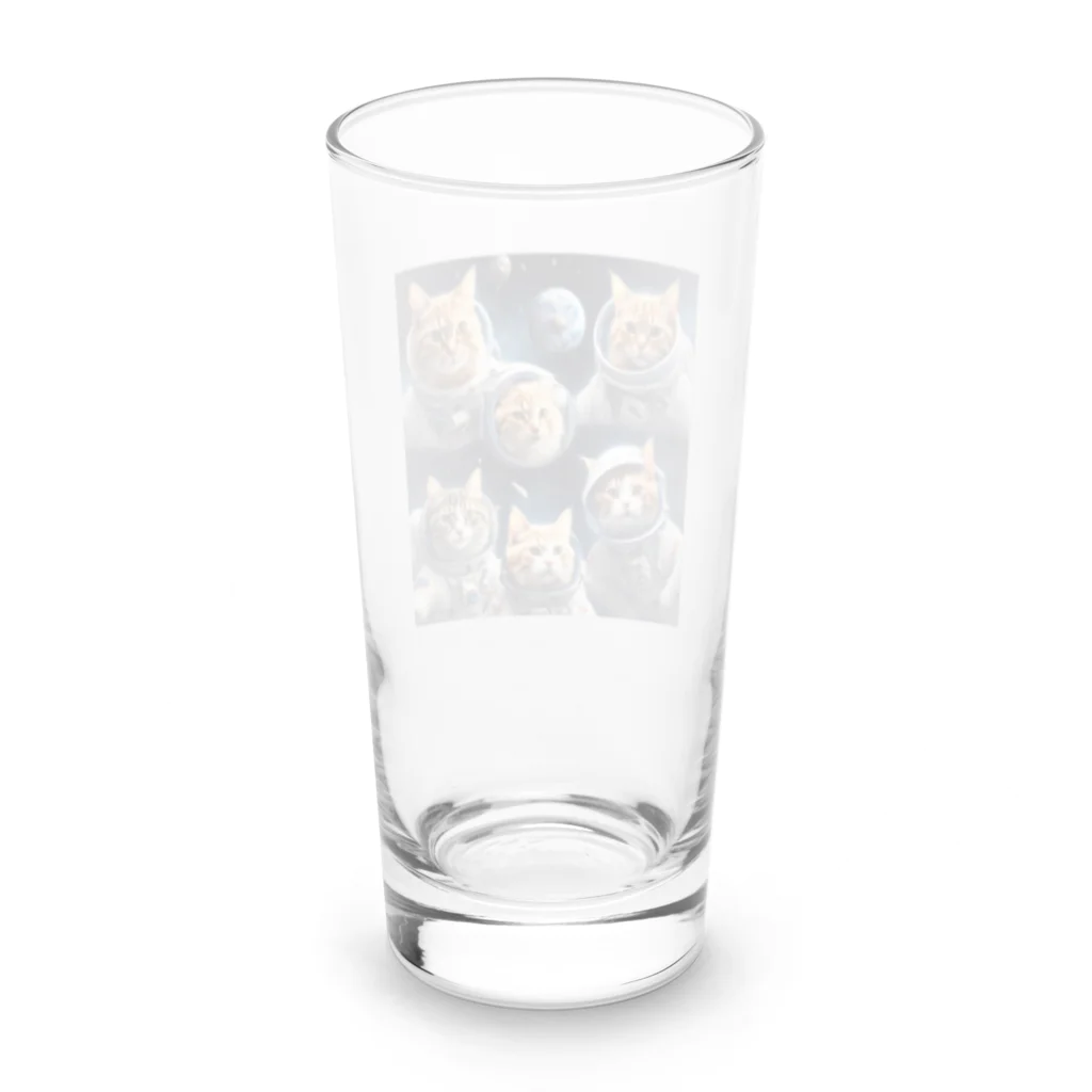 だんのんの猫の宇宙旅行 Long Sized Water Glass :back