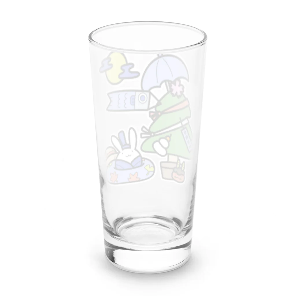 幸うさ.comの季節に迷った時用 Long Sized Water Glass :back