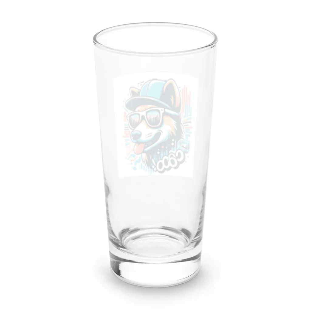 Design HarborのCool Dog Long Sized Water Glass :back