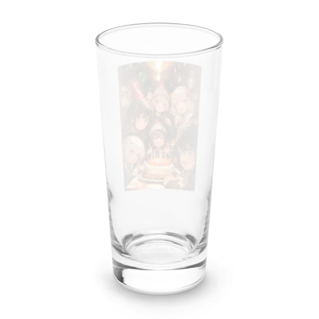 AQUAMETAVERSEの誕生日パーティーだ アメジスト 2846 Long Sized Water Glass :back