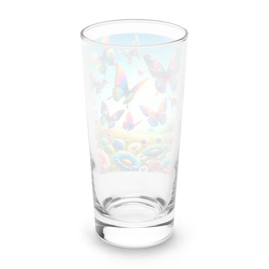 すずらん24の幸運のお花畑 Long Sized Water Glass :back